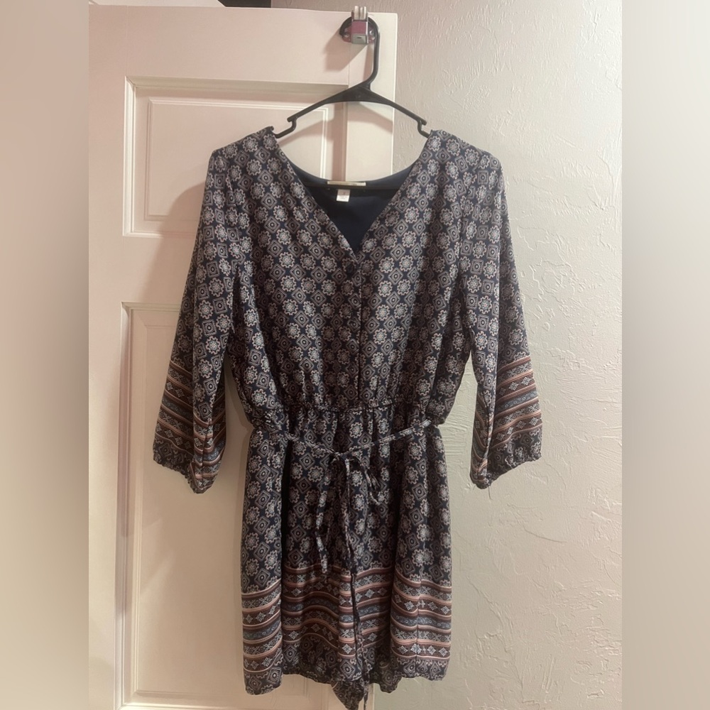 Francesca’s Patterned Cute Romper